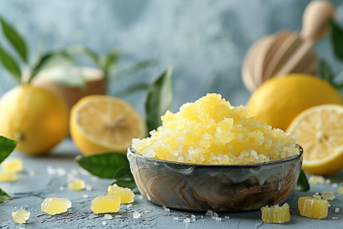 Le secret de grand-mère pour une exfoliation corporelle avec du sucre et du citron