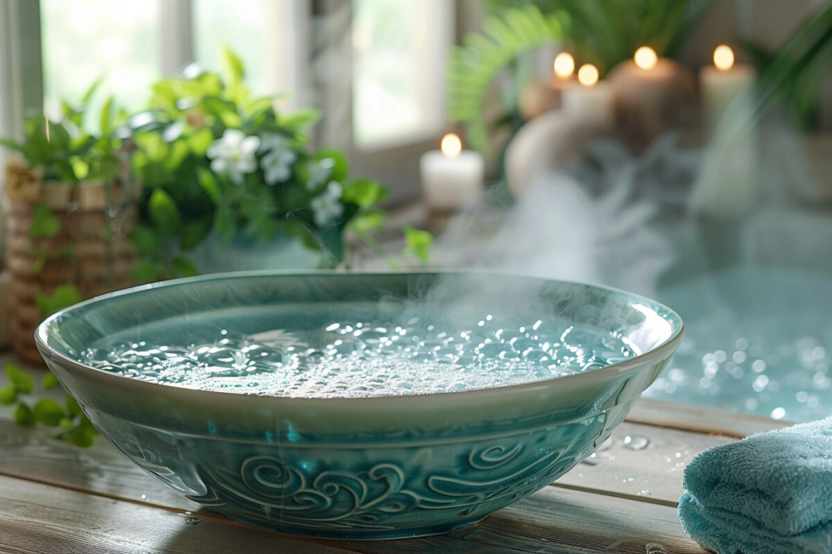 Quel était le bain de vapeur favori de grand-mère pour purifier le visage ?